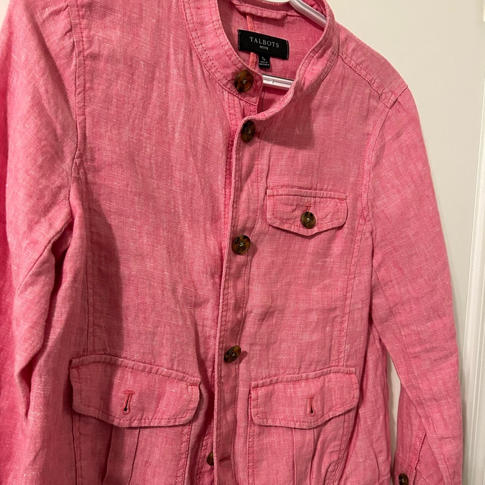 NWT Talbots linen jacket